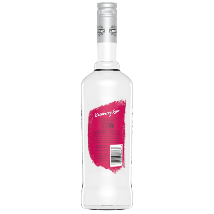 Cruzan Raspberry Flavored Rum 42 - 750ML - Back