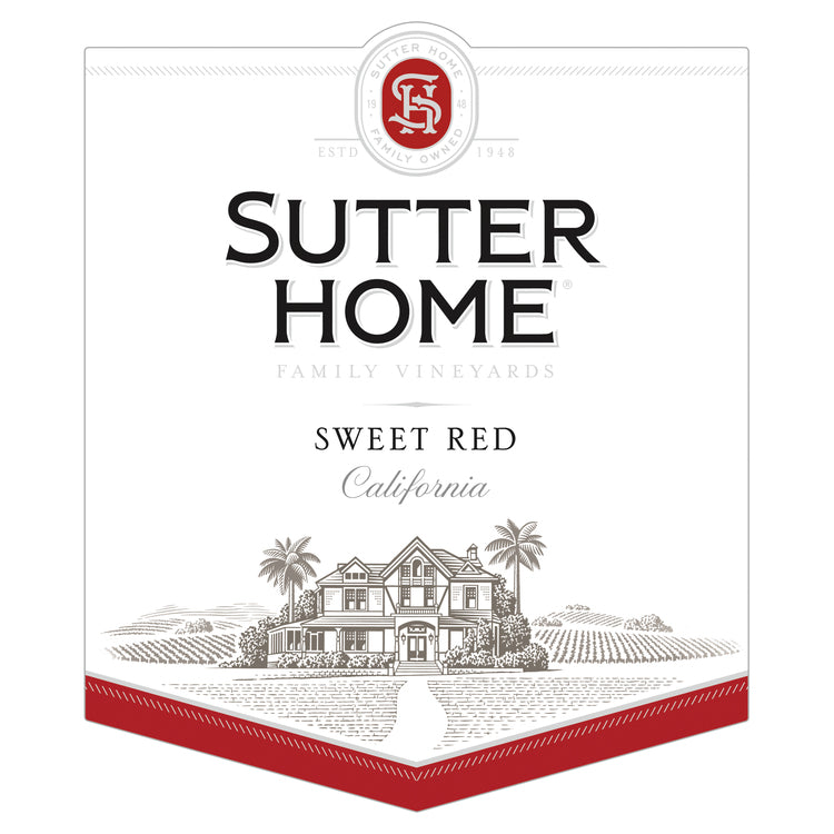 Sutter Home Sweet Red California - 750ML - Front Label