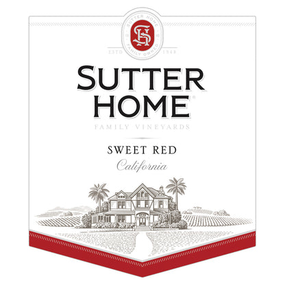 Sutter Home Sweet Red California - 750ML - Front Label