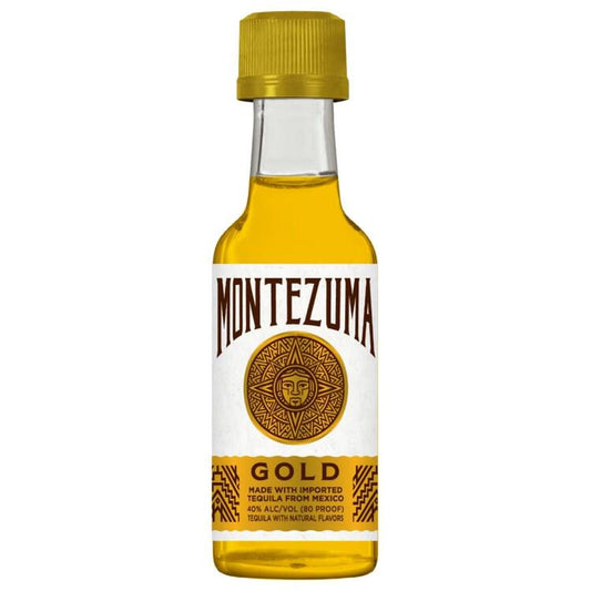 Montezuma Tequila Gold 80 - 50ML - Front