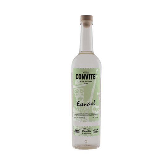 Convite Mezcal Artesanal Joven Esencial 80 - 750ML - Front