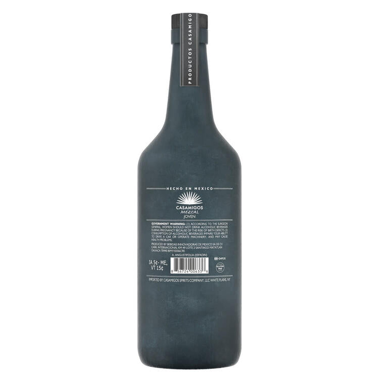 Casamigos Mezcal Joven 80 - 1.0L - Back