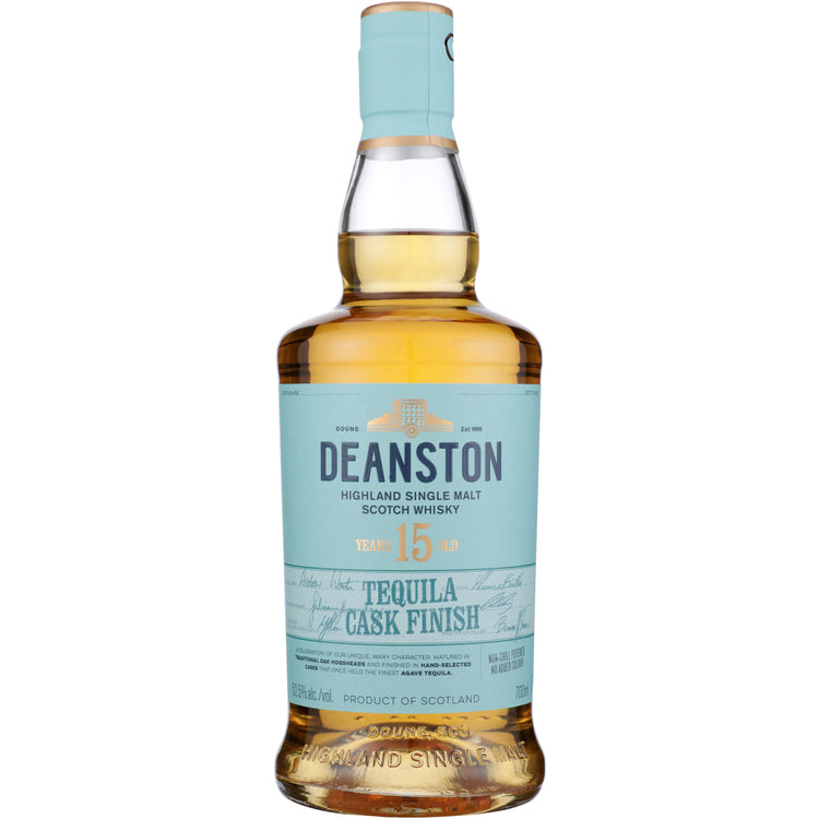 Deanston Single Malt Scotch Tequila Cask Finish 15 Yr 105 - 700ML - Front