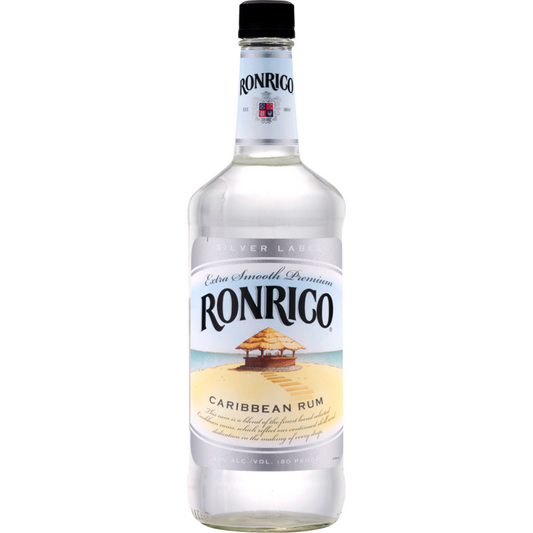 Ronrico Light Rum Silver Label 80 - 1.0L - Front