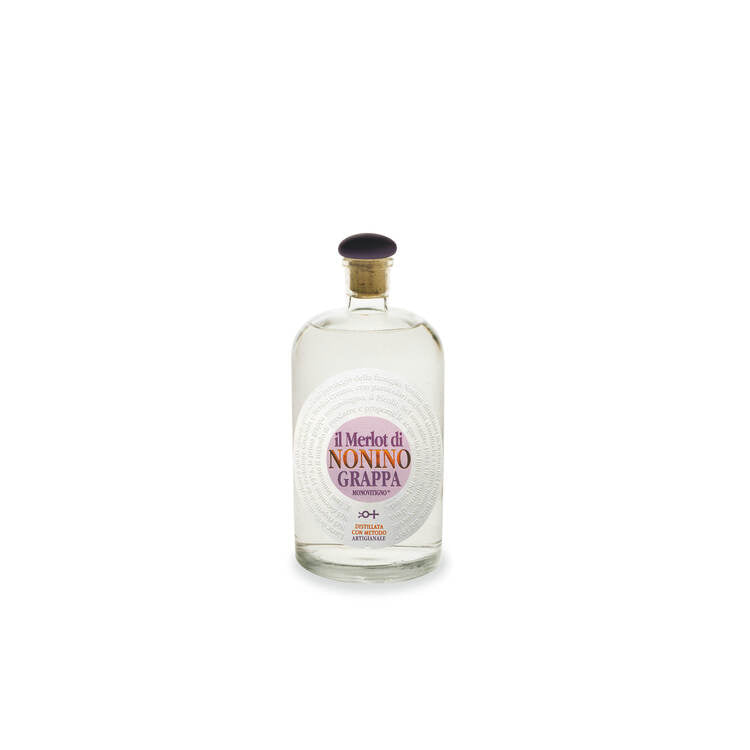 Nonino Grappa Il Merlot Di Nonino Monovitigno 82 - 750ML - Front