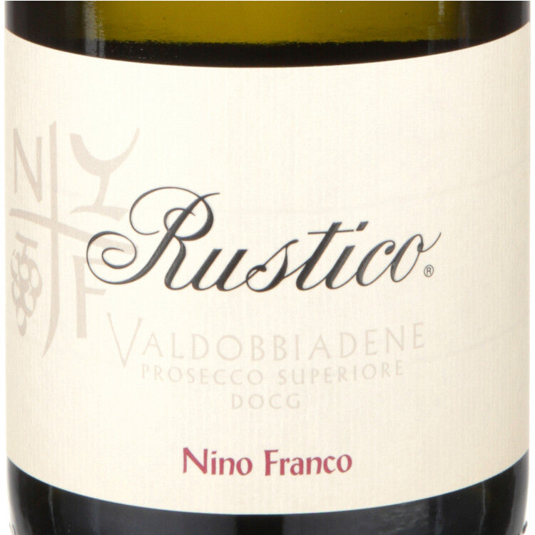 Nino Franco Valdobbiadene Prosecco Superiore Brut Rustico - 750ML - Front Label