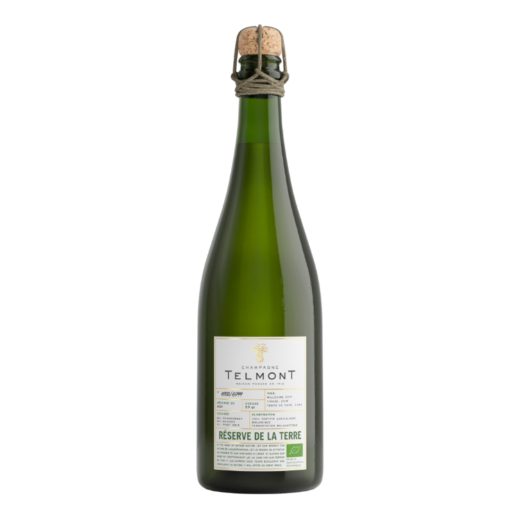 Telmont Champagne Extra Brut Reserve De La Terre - 750ML - Front