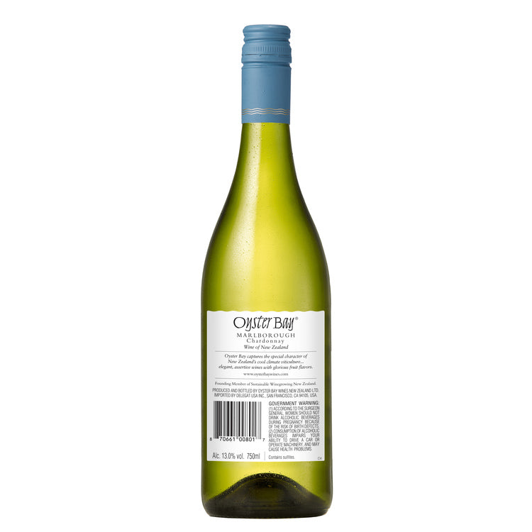 Oyster Bay Chardonnay Marlborough - 750ML - Back