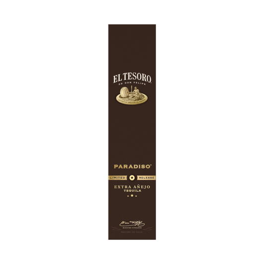 El Tesoro Tequila Extra Anejo Paradiso 5 Yr 80 - 750ML - Front Label