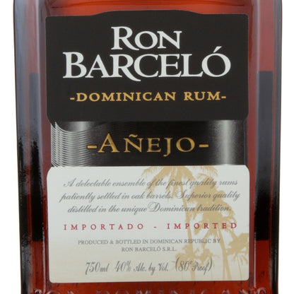 Ron Barcelo Aged Rum Anejo 80 - 750ML - Front Label