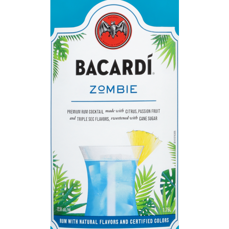 Bacardi Zombie Classic Cocktails 25 - 1.75L