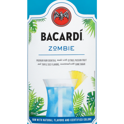 Bacardi Zombie Classic Cocktails 25 - 1.75L