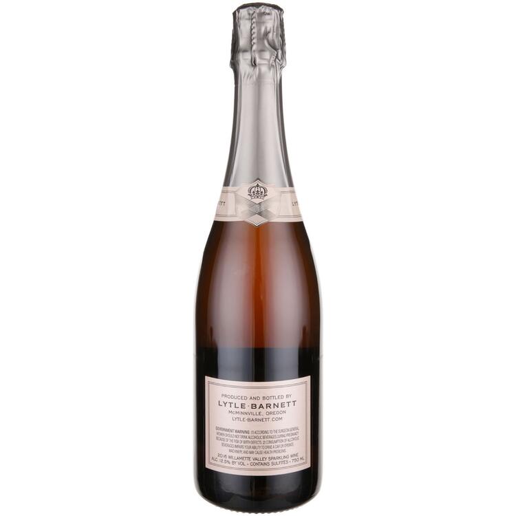 Lytle-Barnett Brut Rose Eola Amity Hills 2017 - 750ML - Back