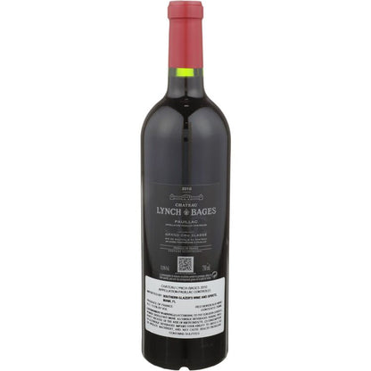Chateau Lynch Bages Pauillac 2010 Wood Box - 750ML - Back