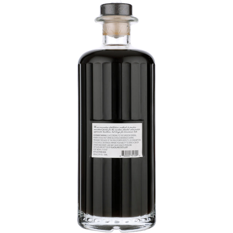 Blackland Texpresso Flavored Whiskey 70 - 750ML - Back