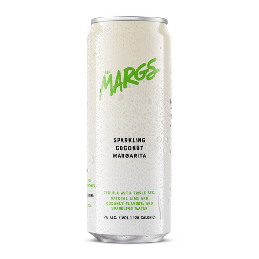 Sip Margs Margarita Sparkling Coconut Margarita 10 - 12 Z - Front