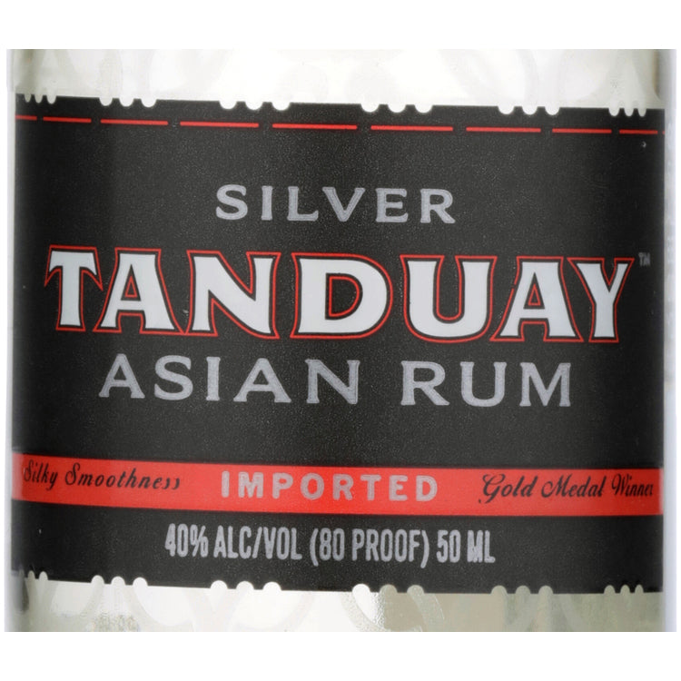 Tanduay Asian Rum Silver 80 - 50ML - Front Label