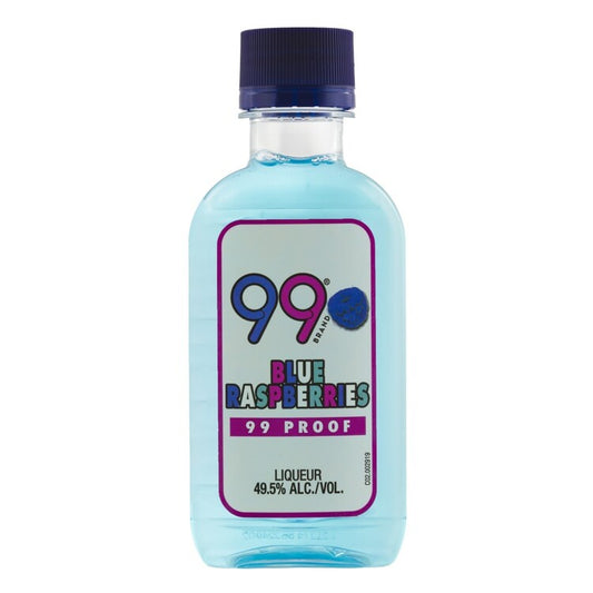 99 Brand Blue Raspberries Liqueur 99 - 100ML - Front