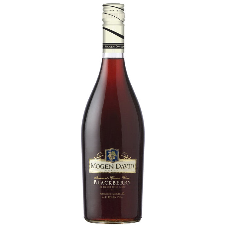 Mogen David Blackberry Flavored Wine - 750ML - Front