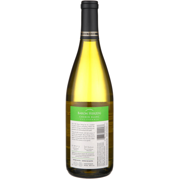 Baron Herzog Chenin Blanc Clarksburg - 750ML - Back