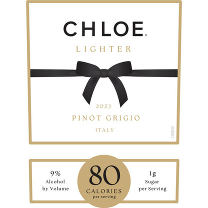 Chloe Pinot Grigio Lite Better For You Provincia Di Pavia - 750ML
