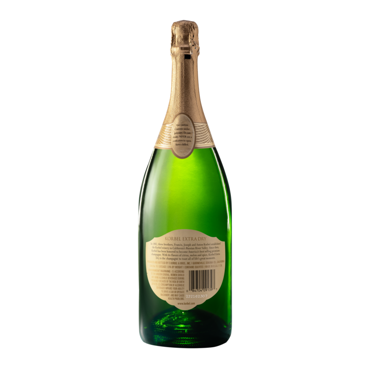 Korbel Extra Dry California - 1.5L - Back