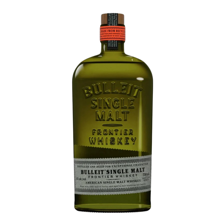Bulleit Single Malt Whiskey Frontier Whiskey 90 - 750ML - Front