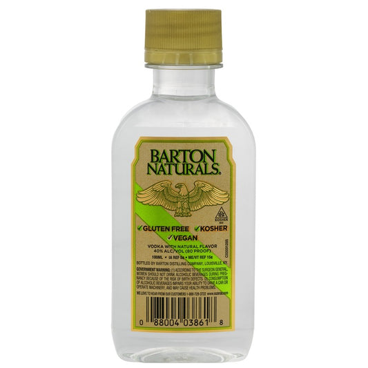 Barton Vodka Naturals 80 - 100ML - Front