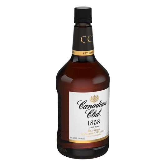 Canadian Club Canadian Whisky 80 - 1.75L - Front Label