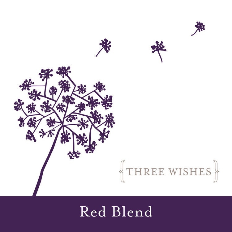 Three Wishes Red Blend American - 750ML - Front Label