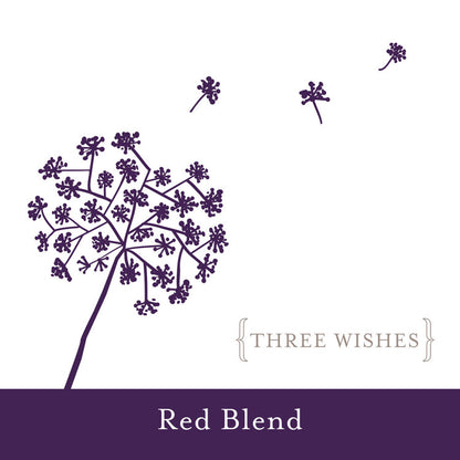Three Wishes Red Blend American - 750ML - Front Label