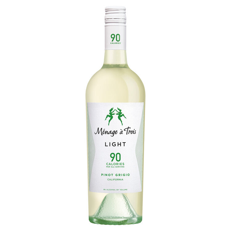 Menage A Trois Pinot Grigio Light California - 750ML - Front