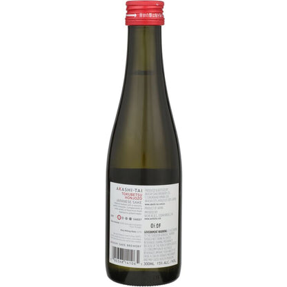 Akashi Tai Honjozo Sake Tokubetsu - 300ML - Back