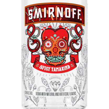 Smirnoff Spicy Tamarind Flavored Vodka 70 - 50ML - Front Label