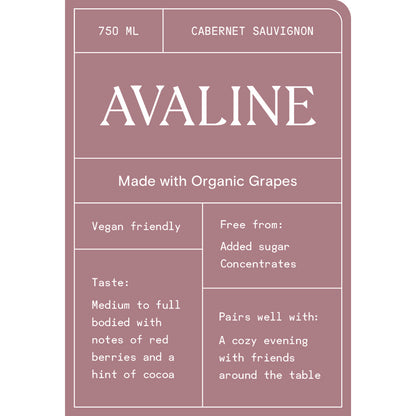Avaline Cabernet Sauvignon Wahluke Slope Made With Organic Grapes - 750ML