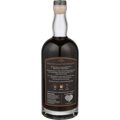 Black Hjerte Coffee Liqueur 45 - 750ML - Back