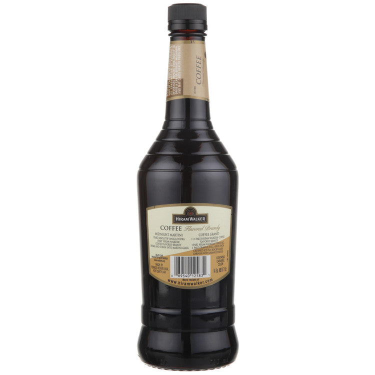 Hiram Walker Coffee Flavored Brandy 60 - 750ML - Back