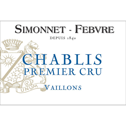 Simonnet Febvre Chablis Vaillons Premier Cru 2023 - 750ML - Front Label