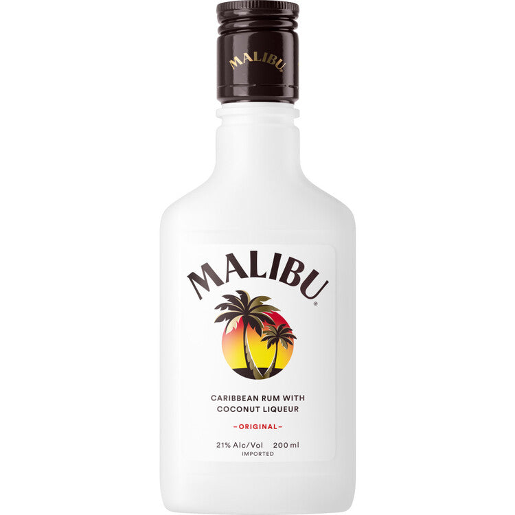 Malibu Coconut Flavored Rum Original 42 - 200ML - Front