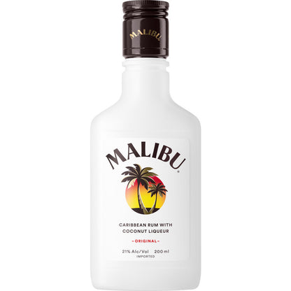 Malibu Coconut Flavored Rum Original 42 - 200ML - Front