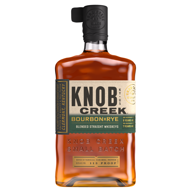 Knob Creek Bourbon X Rye Blended American Whiskey 113 - 750ML - Front