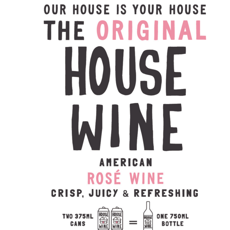 House Wine Rose Wine American - 355ML