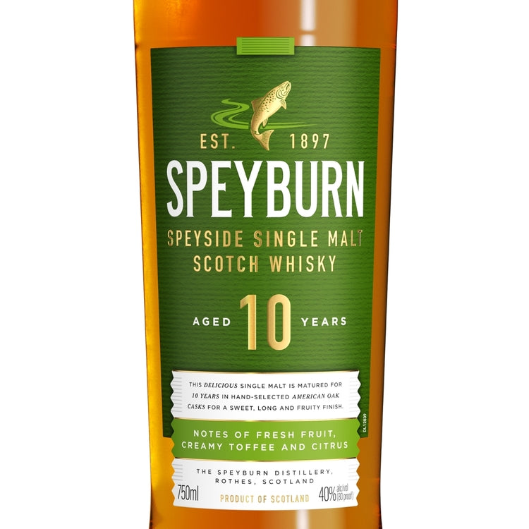 Speyburn Single Malt Scotch 10 Yr 80 - 750ML - Front Label