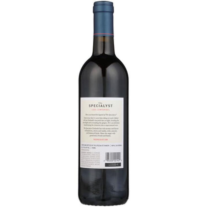 The Specialyst Zinfandel Lodi 2020 - 750ML - Back