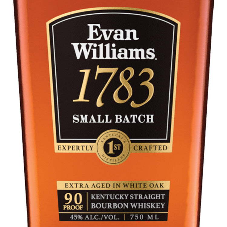 Evan Williams Straight Bourbon 1783 Small Batch 86 - 375ML - Front Label