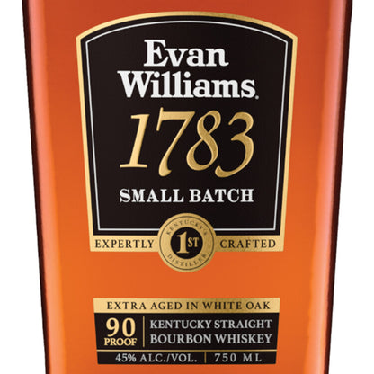 Evan Williams Straight Bourbon 1783 Small Batch 86 - 375ML - Front Label