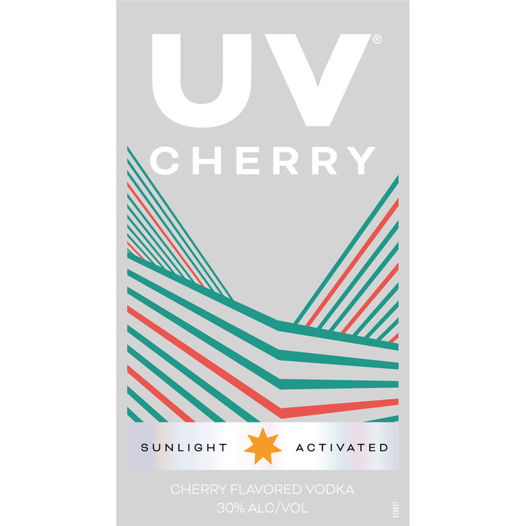 Uv Cherry Flavored Vodka 60 - 1.0L - Front Label