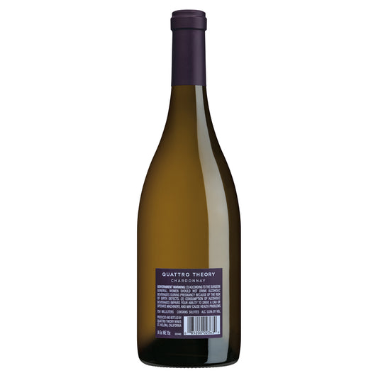 Quattro Theory Chardonnay Napa Valley 2023 - 750ML - Back