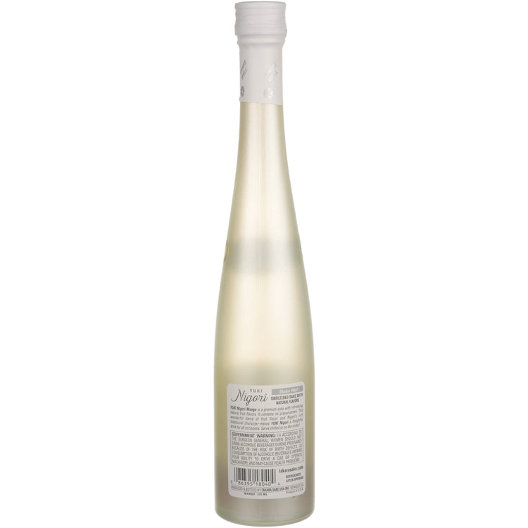 Yuki Mango Flavored Nigori Sake - 375ML - Back