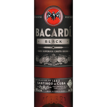Bacardi Black Rum 80 - 750ML